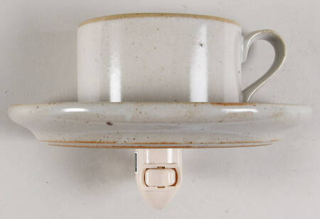 Nielstone Sugar Sand 4 3/8"-4 5/8" Night Light/Cup & Saucer HC