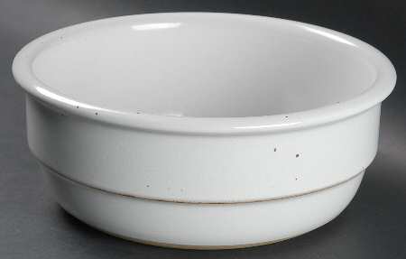 Nielstone White 9" Round Vegetable Bowl