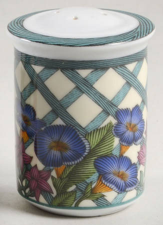 Nordic Garden-Lattice & Ribbon Pepper Shaker