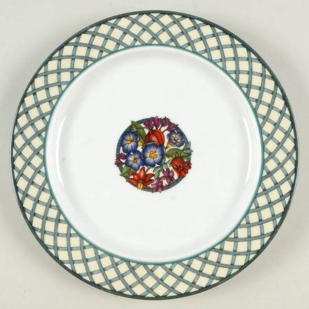 Nordic Garden-Lattice & Ribbon Salad Plate