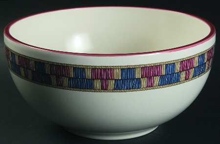 Raffia 8" Round Vegetable Bowl