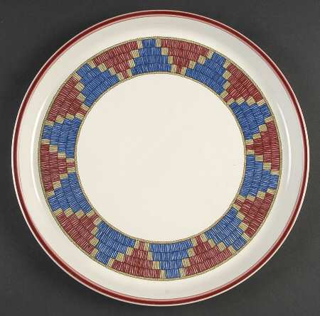 Raffia 13" Chop Plate (Round Platter) by Dansk