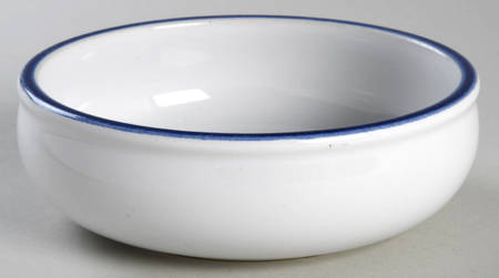 Rainbow Blue Coupe Soup Bowl