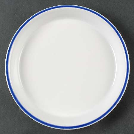 Rainbow Blue Salad Plate