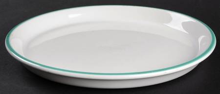 Rainbow Green Dinner Plate