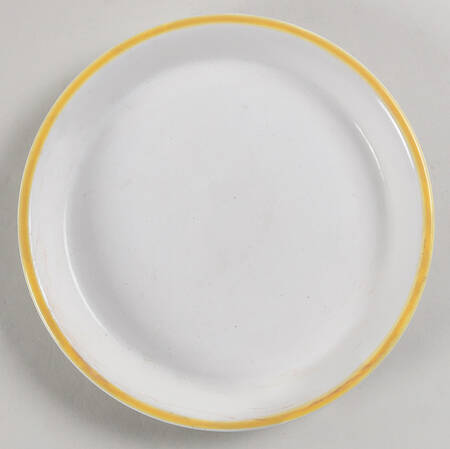Rainbow Yellow Salad Plate