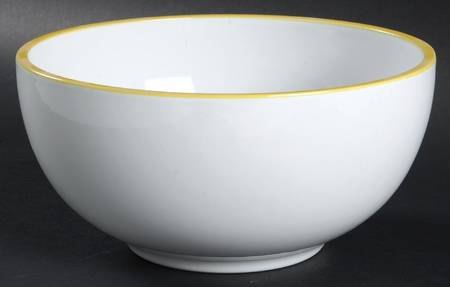 Rainbow Yellow 8" Round Vegetable Bowl