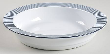 Ringsted Blue Rim Soup Bowl