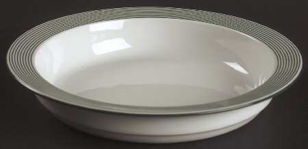 Ringsted Green Rim Soup Bowl by Dansk