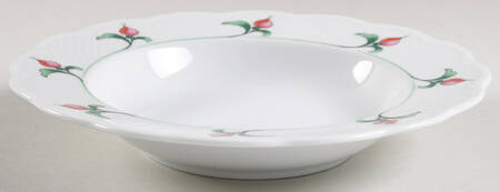 Rosebud Large Rim Soup Bowl