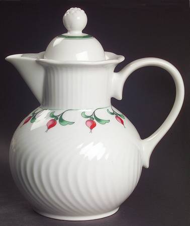 Rosebud Teapot & Lid
