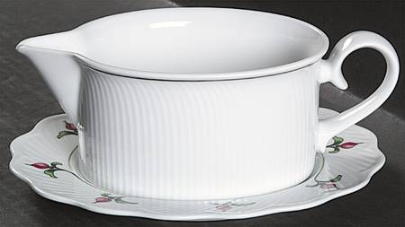 Rosebud Gravy Boat & Underplate