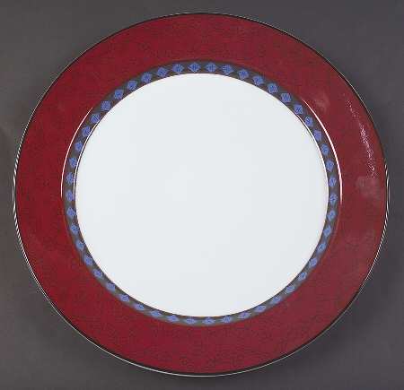 Ruby Flowers 13" Chop Plate (Round Platter)