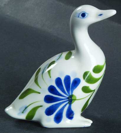 Sage Song Duck Figurine