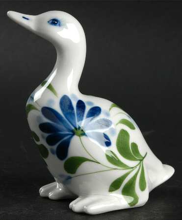 Sage Song Duck Figurine