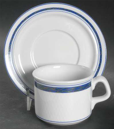 New Scandia Flat Cup & Saucer Set