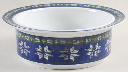 Snowfall Rim Cereal Bowl