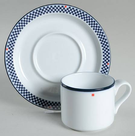 Solvang Flat Cup & Saucer Set
