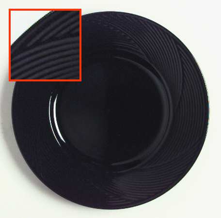 Tapestries Midnight Black Salad Plate