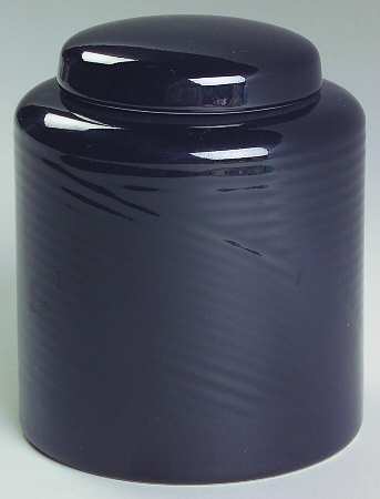 Tapestries Midnight Black Sugar Bowl & Lid