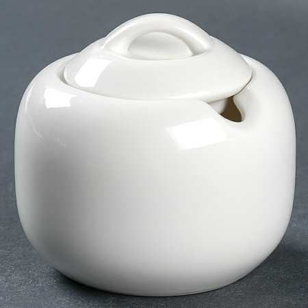 Tapestries Winter White Sugar Bowl & Lid