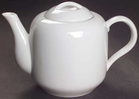 Tapestries Winter White Mini Teapot & Lid