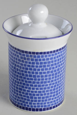 Tiles Sugar Bowl & Lid