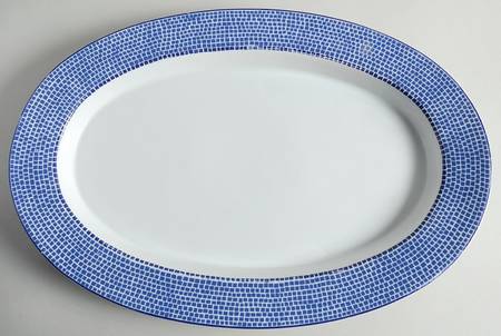 Tiles 16" Oval Serving Platter