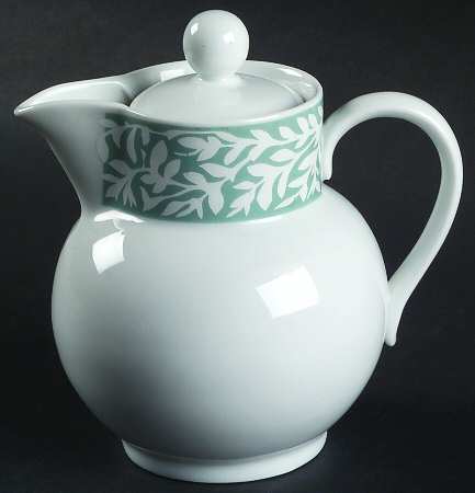 Trellis Mint Green Creamer & Lid