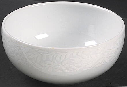 Trellis White Fruit/Cereal Bowl
