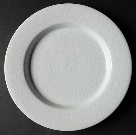 Trellis White Salad Plate