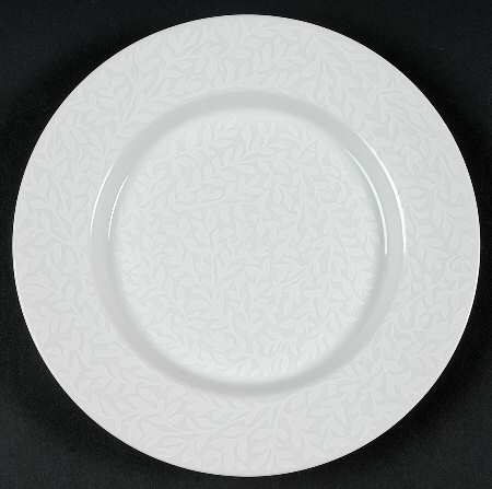 Trellis White Bread & Butter Plate