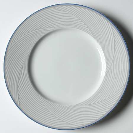 Twill Blue Salad Plate