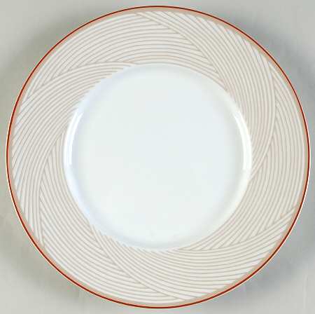 Twill Red Salad Plate