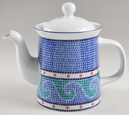 Waves Coffee Pot & Lid
