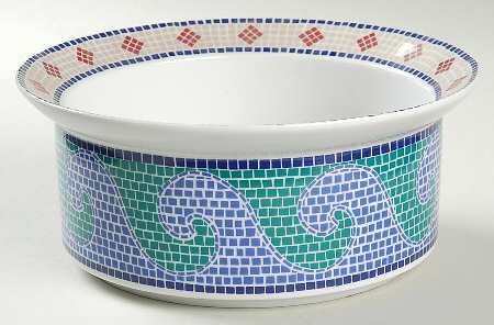 Waves 7" Round Vegetable Bowl