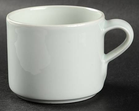 Statement White Flat Cup