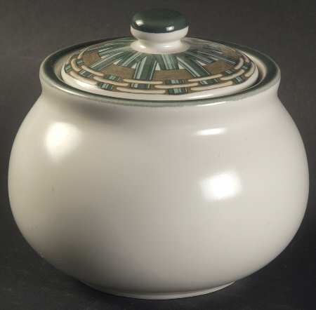 Wicker Sugar Bowl & Lid