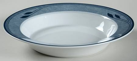 Willoworks Blue Rim Soup Bowl