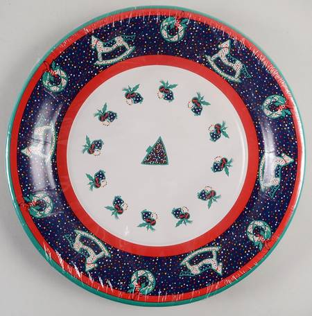 Winterfest (Pack of 12) Paper Dinner Plates