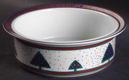Winterfest 9" Round Vegetable Bowl