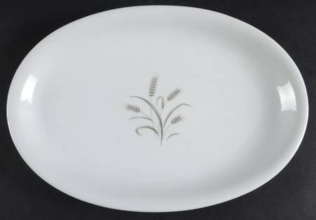 Winter Wheat 12" Oval Serving Platter