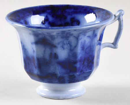Amoy (Flow Blue) Footed Cup