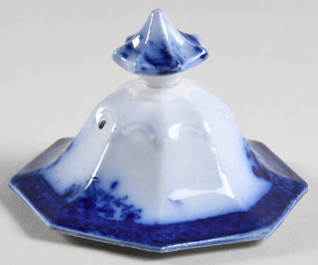 Amoy (Flow Blue) Lid for Teapot