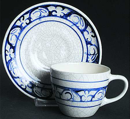 Rabbit Flat Cup & Saucer Set