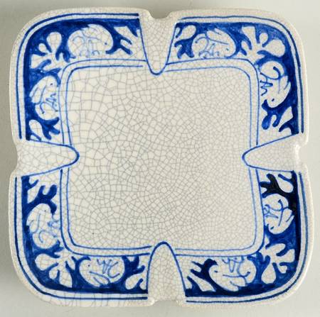 Rabbit 6" Square Ashtray