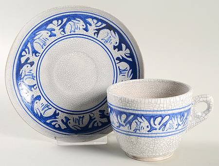 Rabbit Flat Cup & Saucer Set
