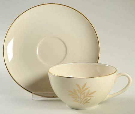 Autumn Flat Cup & Saucer Set