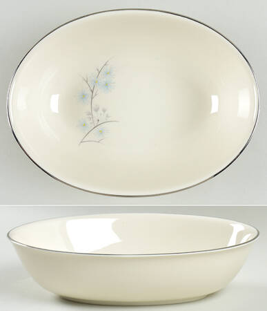 Springtime 9" Oval Vegetable Bowl