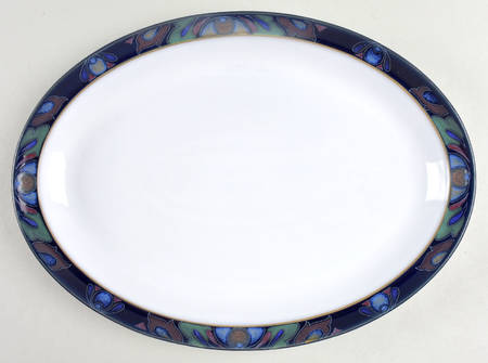 Baroque 13" Oval Serving Platter by Denby-Langley